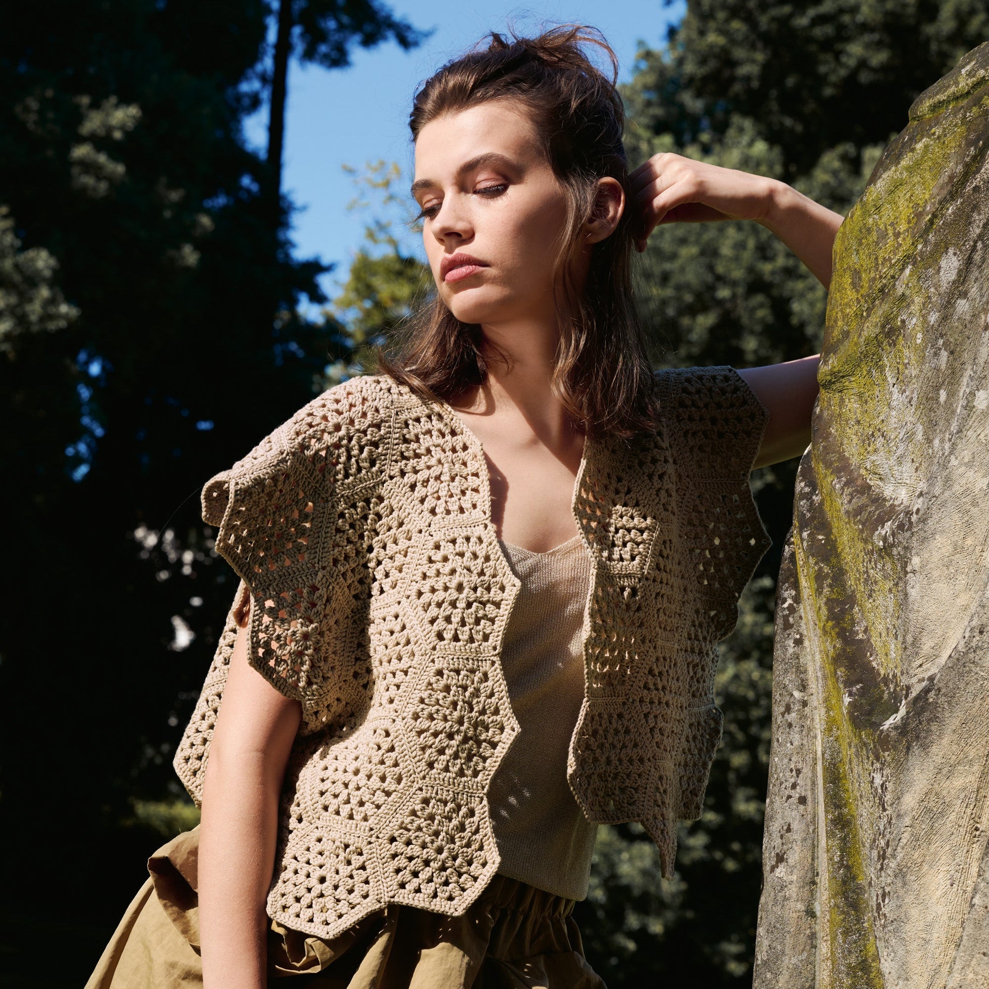 Promessa - fir tubular de bumbac organic cu poliamidă