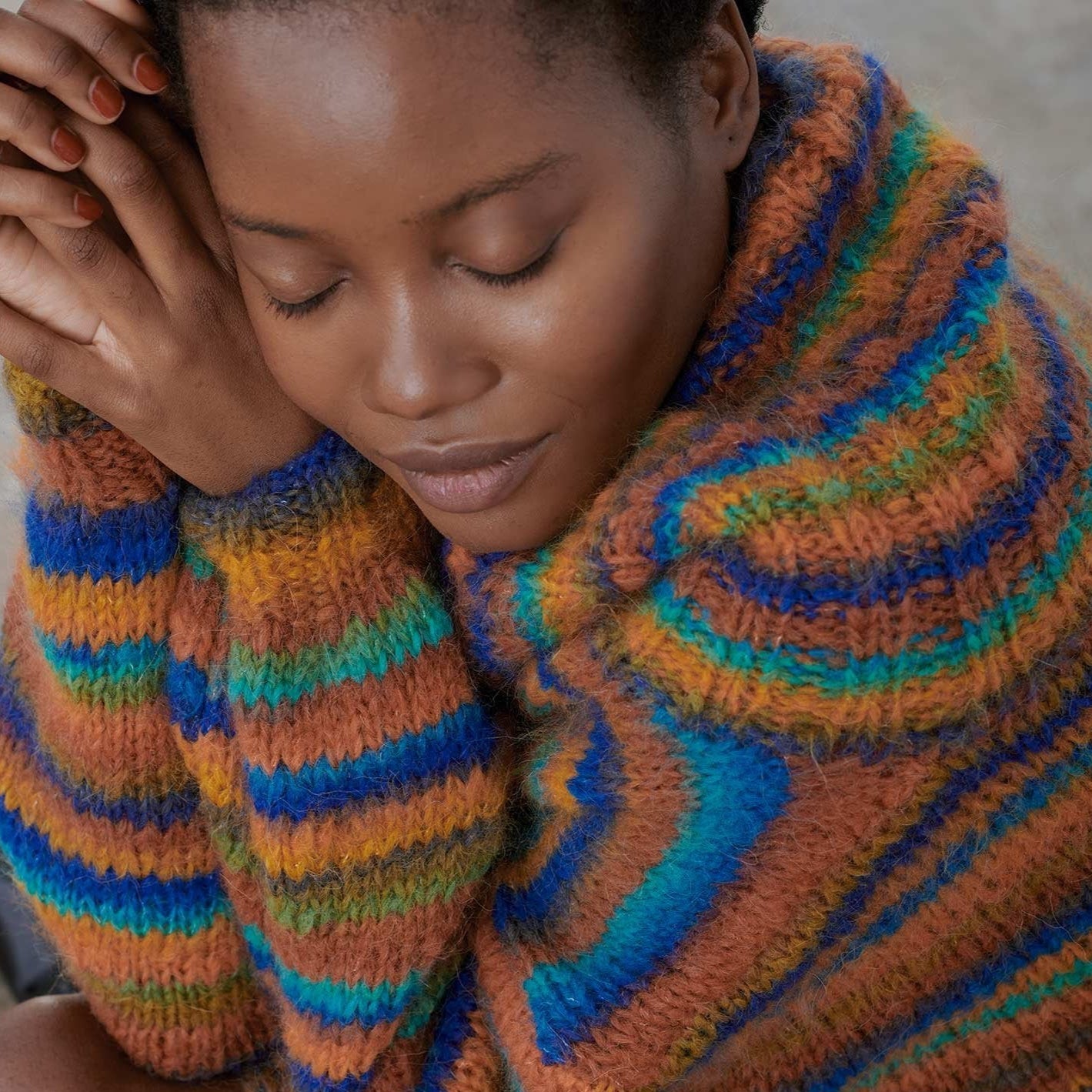 Reiki - fir pufos de alpaca superfină cu merinos