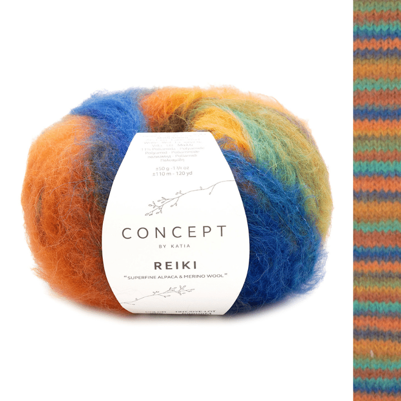 Reiki - fir pufos de alpaca superfină cu merinos