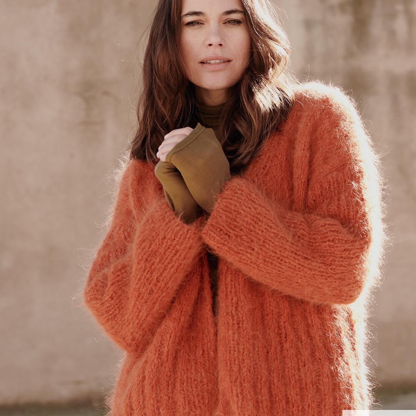 Reiki - fir pufos de alpaca superfină cu merinos