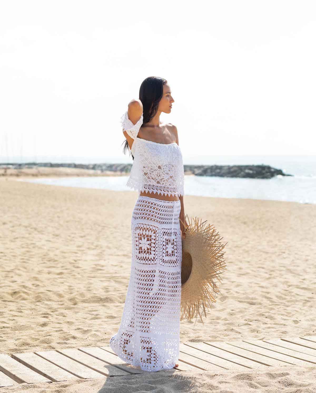 Fustă croșetată Capri