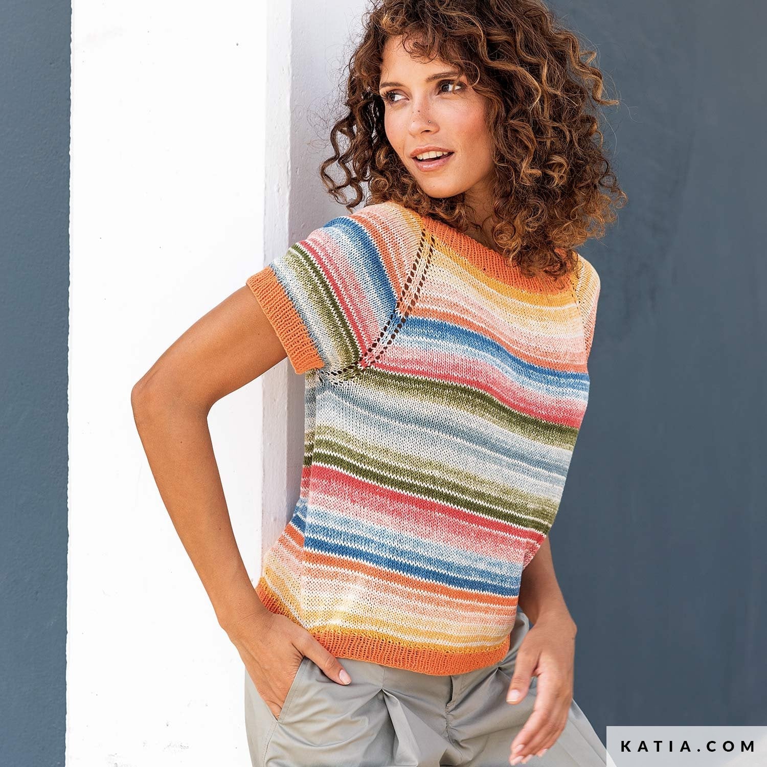 Top tricotat circular din Fair Cotton Infinity