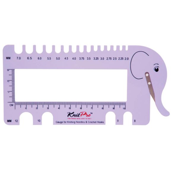 Riglă de măsurat andrele și croșete