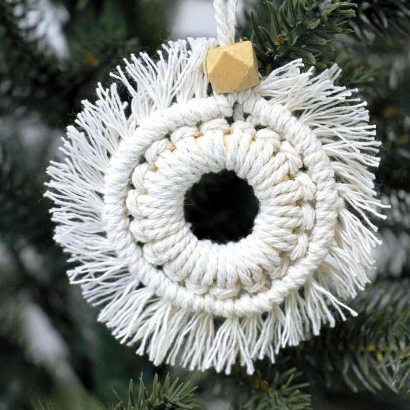 Set inele mici de lemn, 18 mm