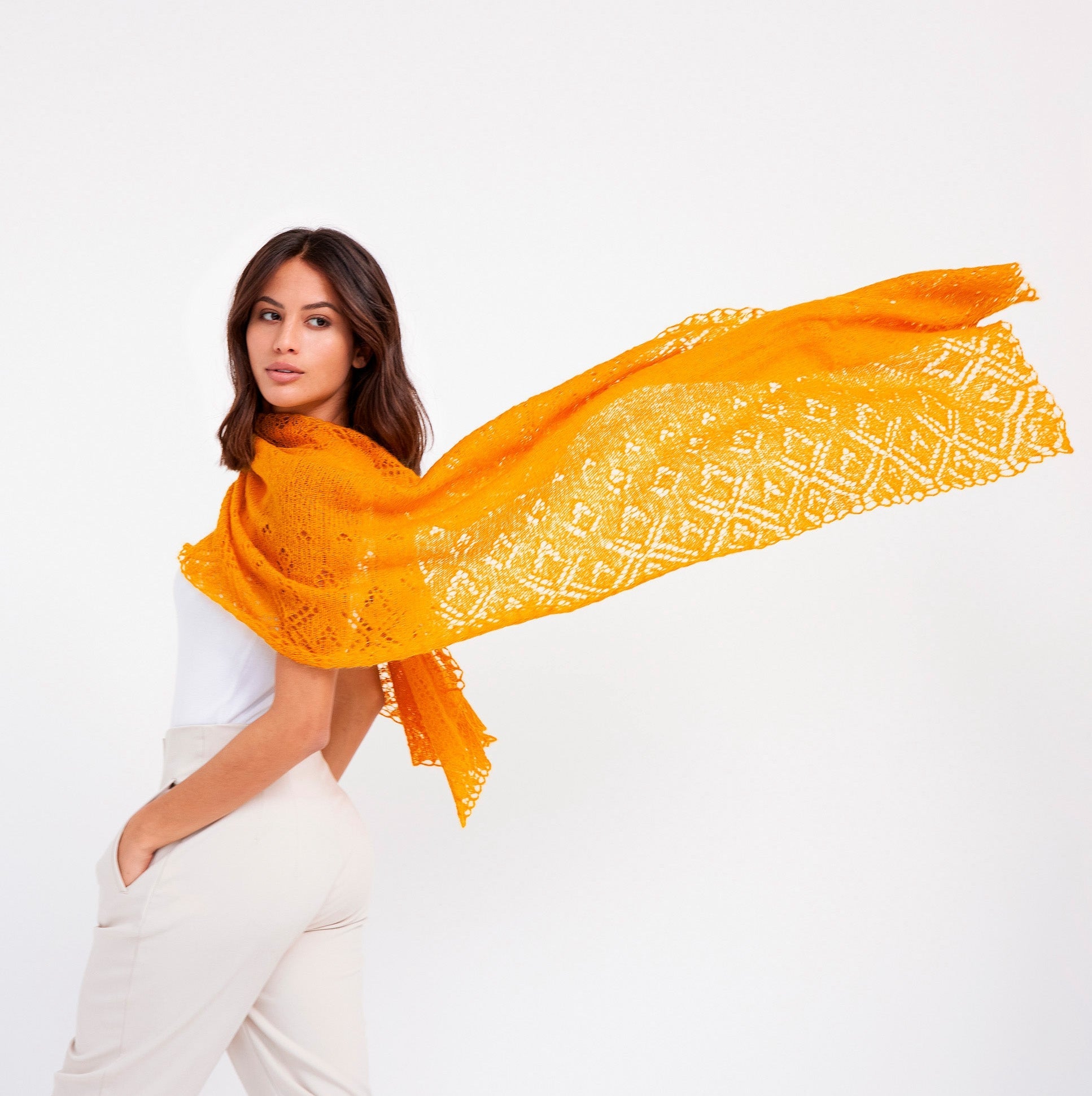 Șal ajurat Setasuri