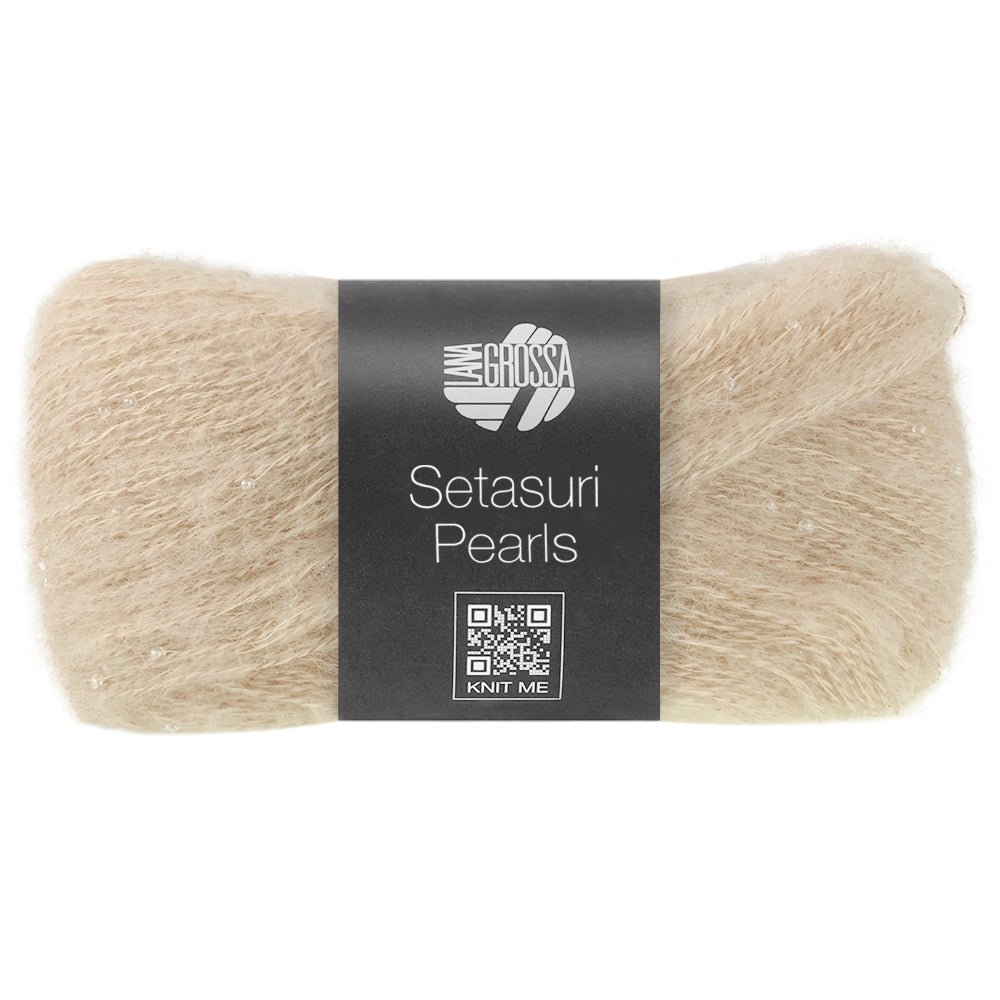 Setasuri Pearls - alpaca Suri cu mătase, bumbac și mărgeluțe