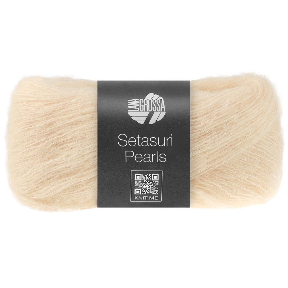 Setasuri Pearls - alpaca Suri cu mătase, bumbac și mărgeluțe