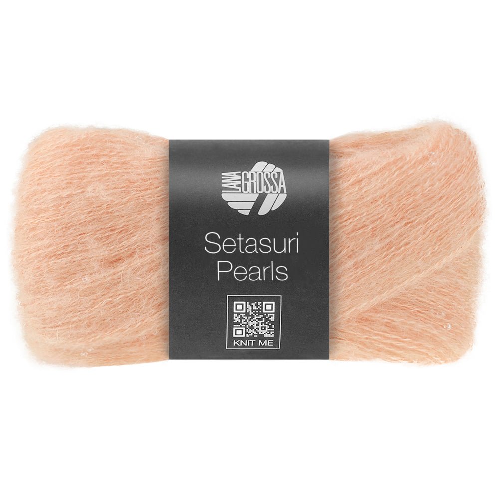 Setasuri Pearls - alpaca Suri cu mătase, bumbac și mărgeluțe