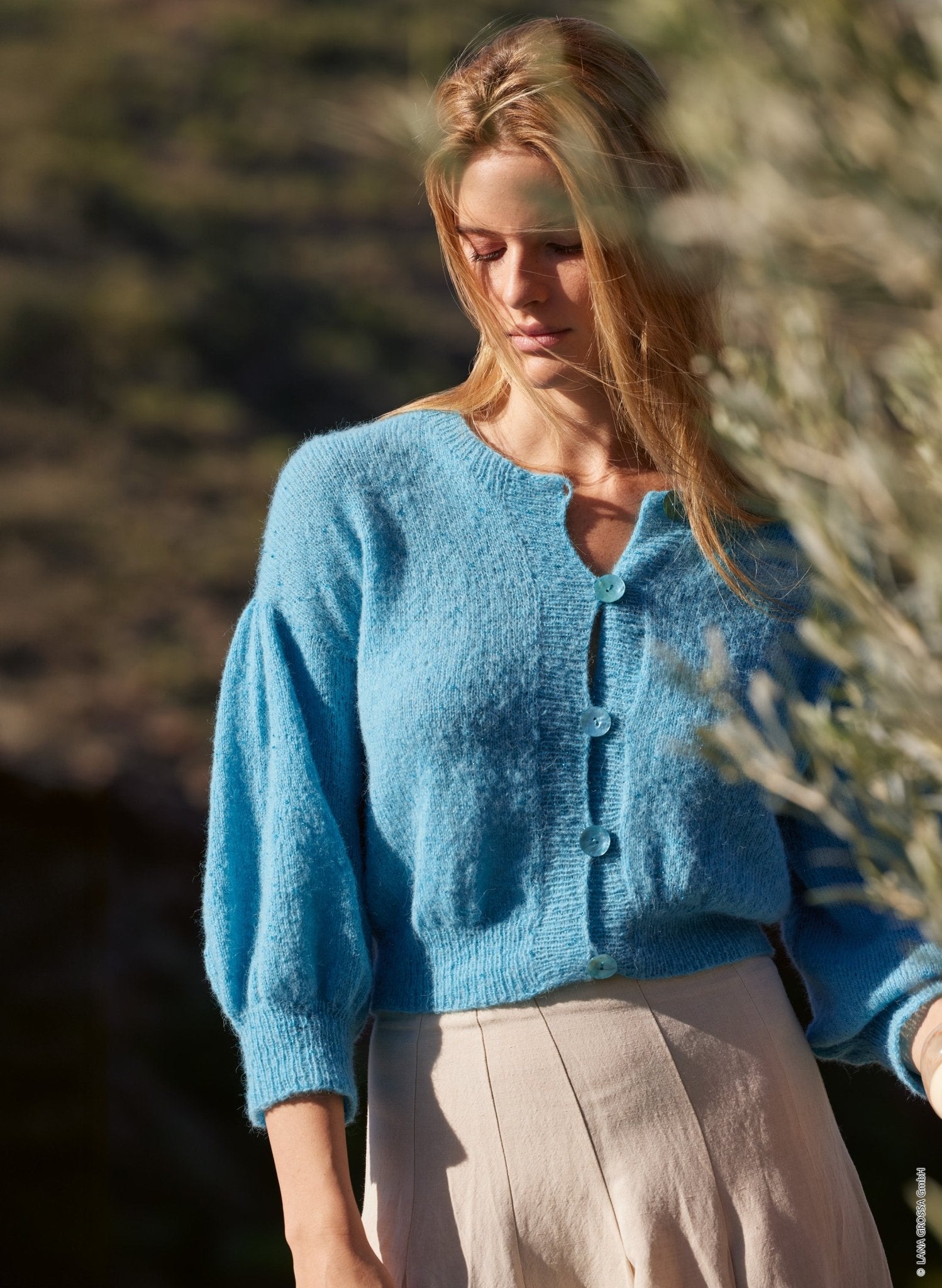 Setasuri Pearls - alpaca Suri cu mătase, bumbac și mărgeluțe