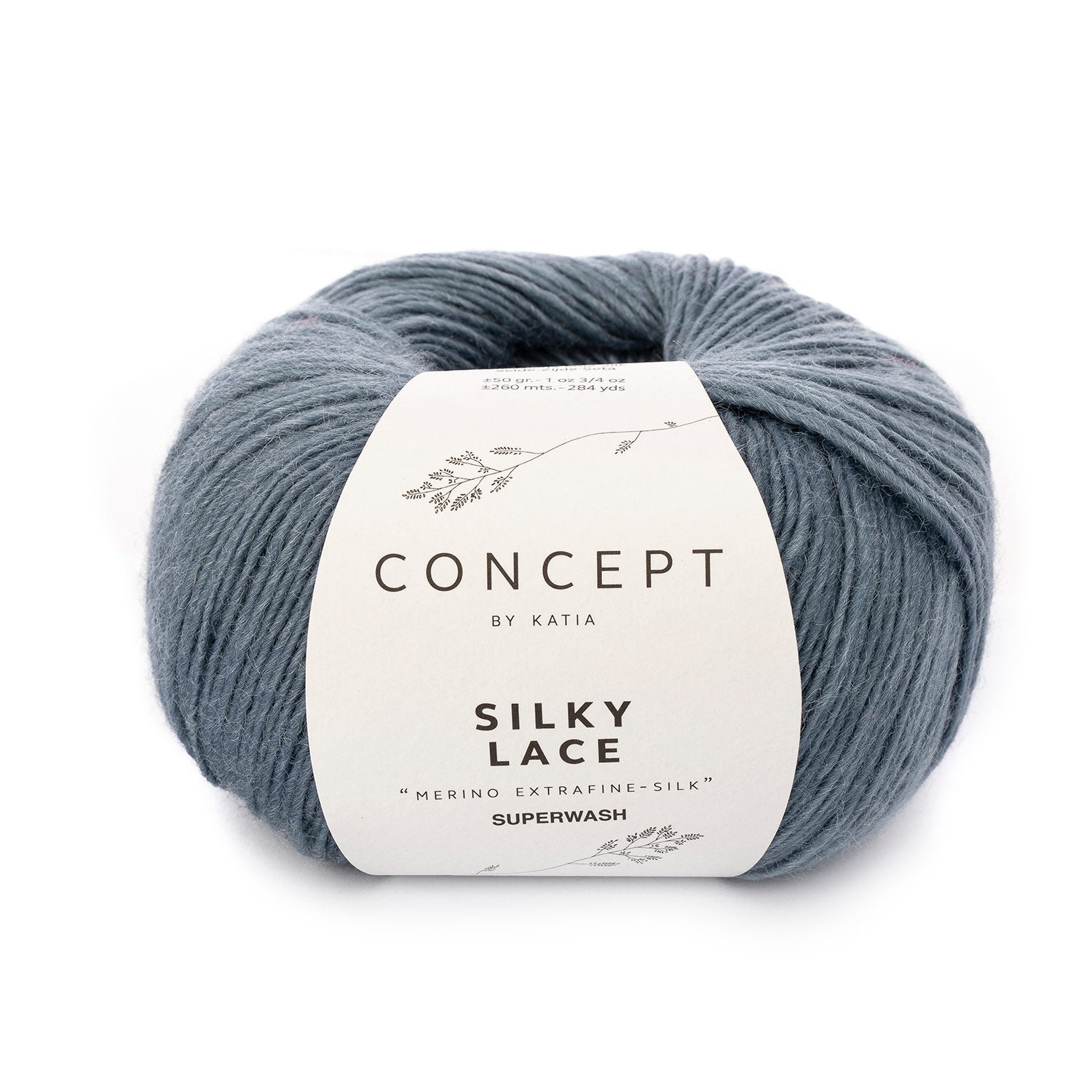 Silky Lace - fir răsucit de merinos cu mătase naturală