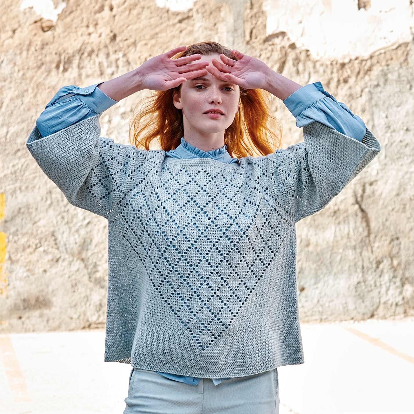 Silky Lace - fir răsucit de merinos cu mătase naturală