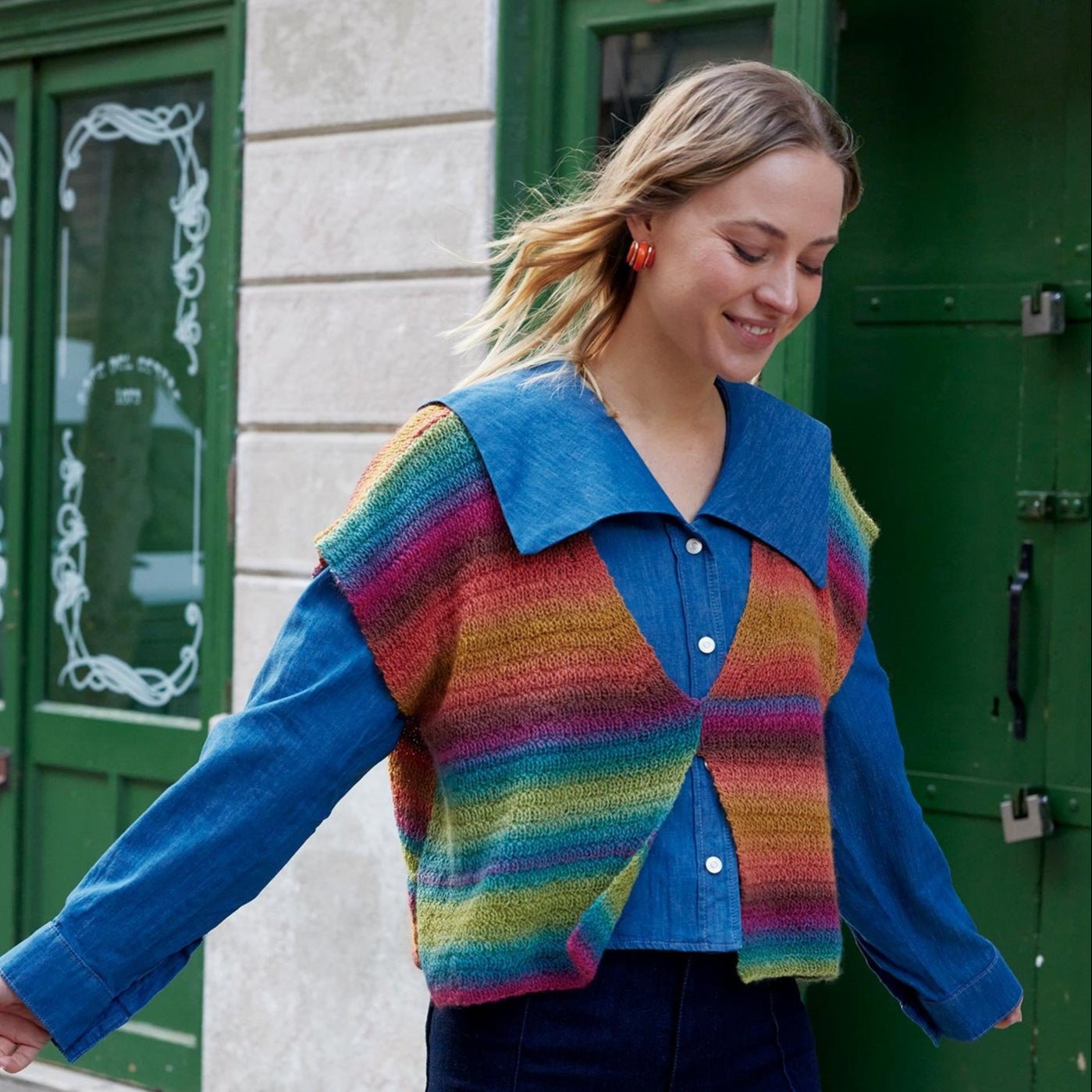 Silky Lace Rainbow - fir variegat de merinos cu mătase naturală