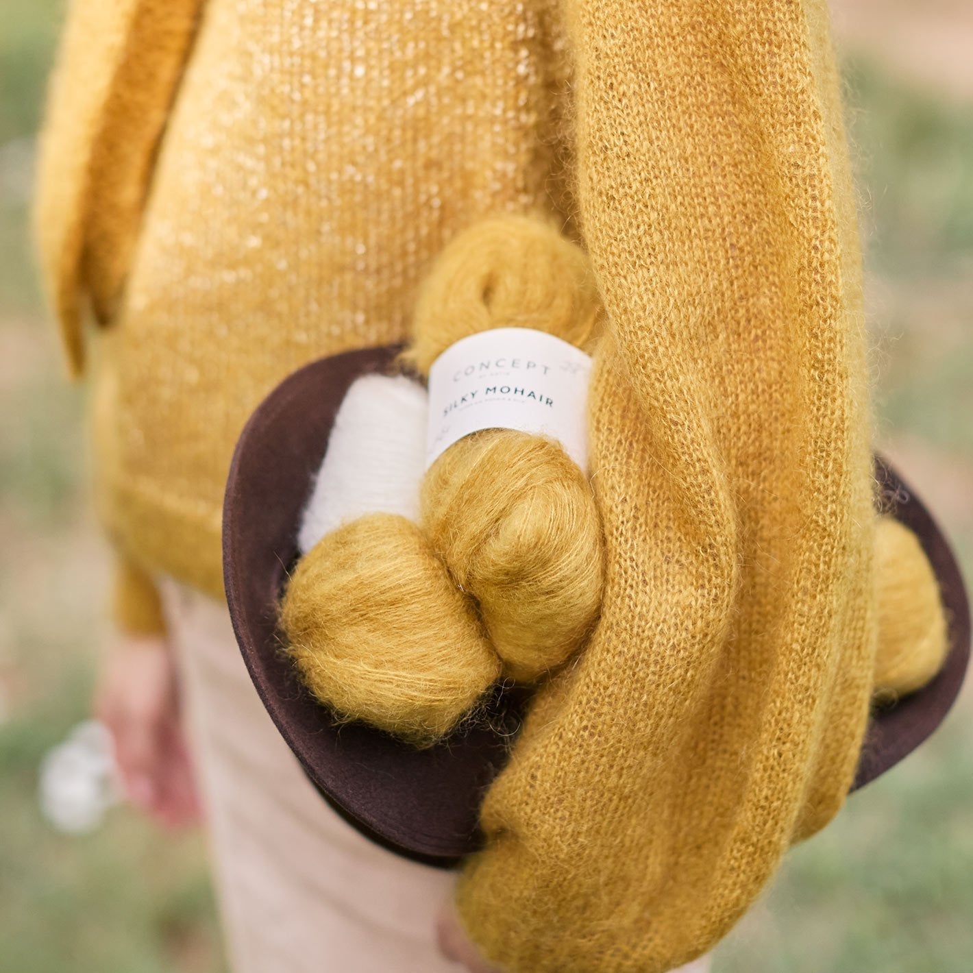 Silky Mohair - fir pufos de mohair superkid cu merinos, mătase și viscoză