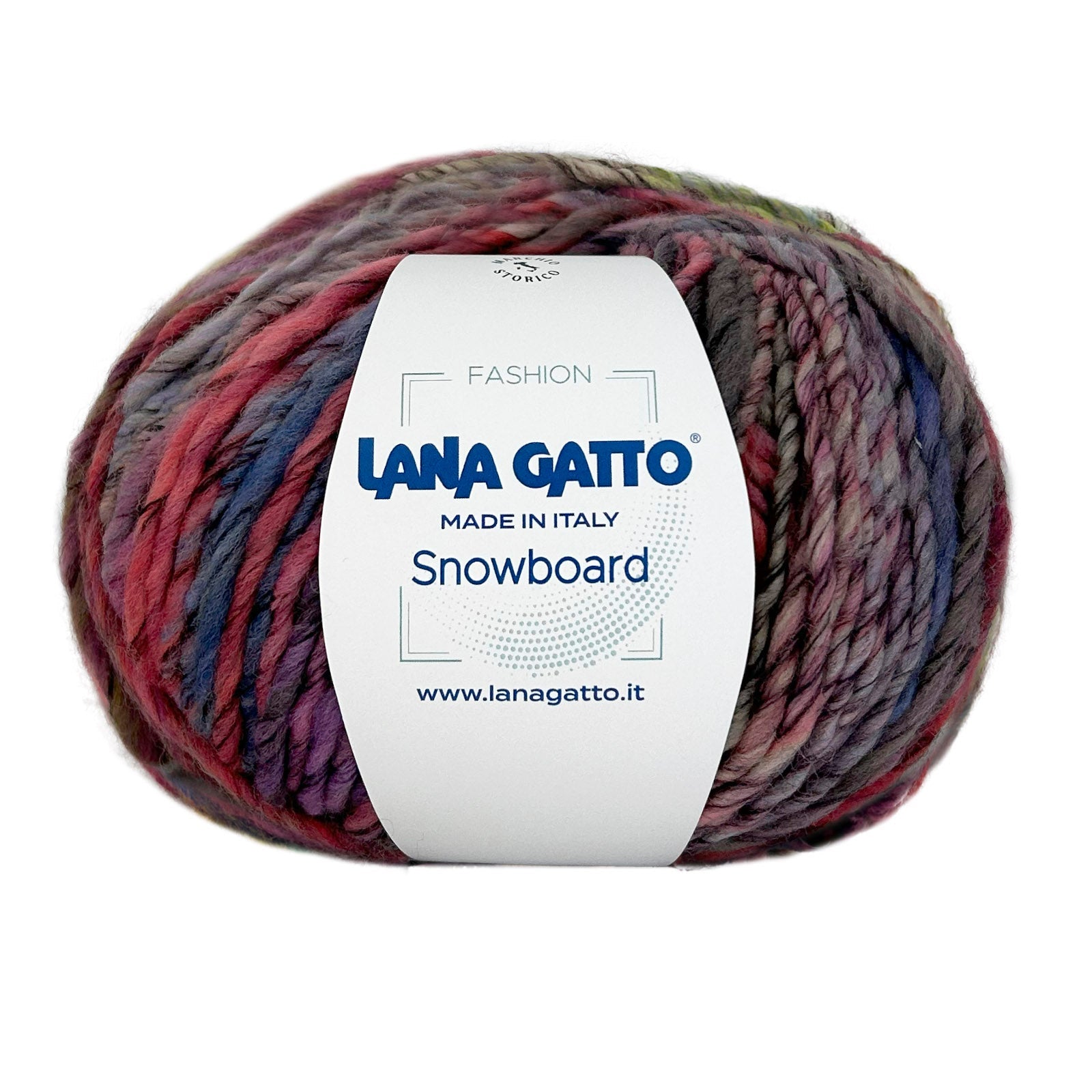 Snowboard - fir gros variegat de merinos superwash