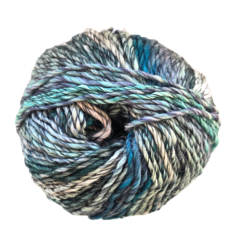 Snowboard - fir gros variegat de merinos superwash