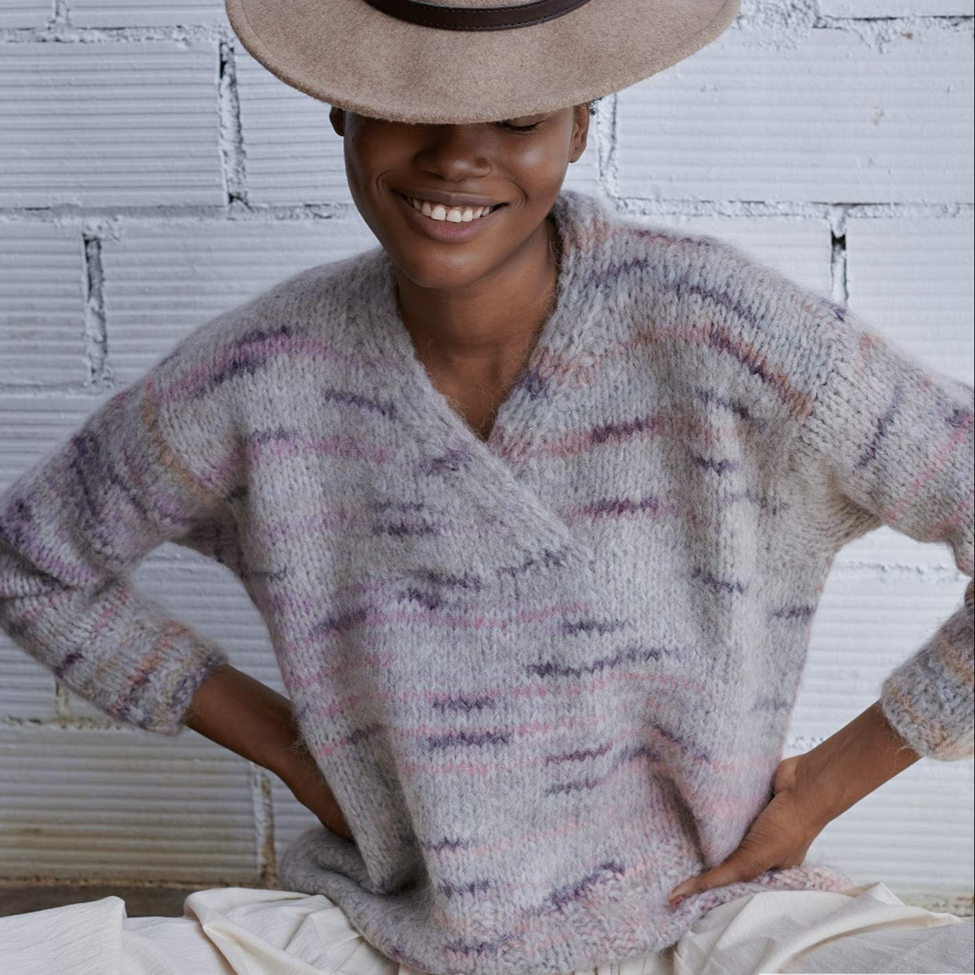 Soho Alpaca - fir gros pestriț de alpaca superfină cu merinos