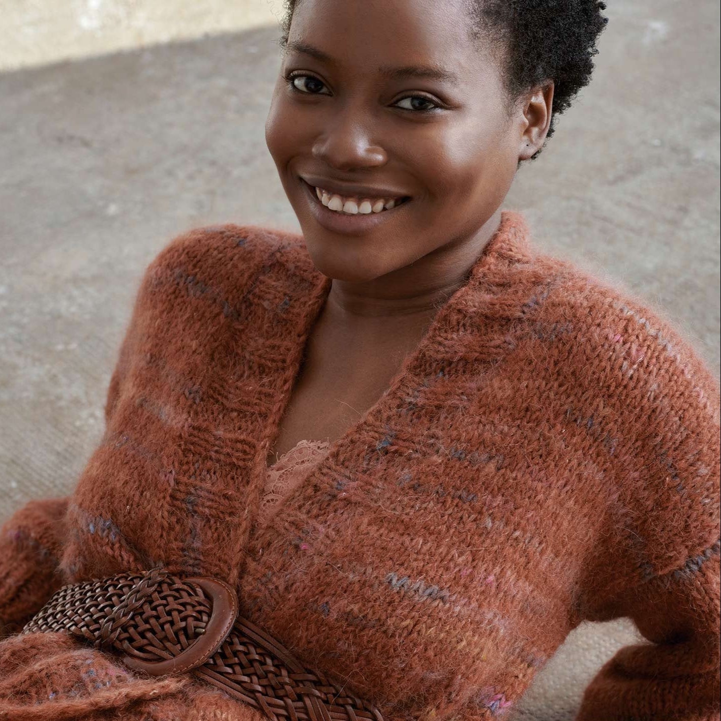 Soho Alpaca - fir gros pestriț de alpaca superfină cu merinos