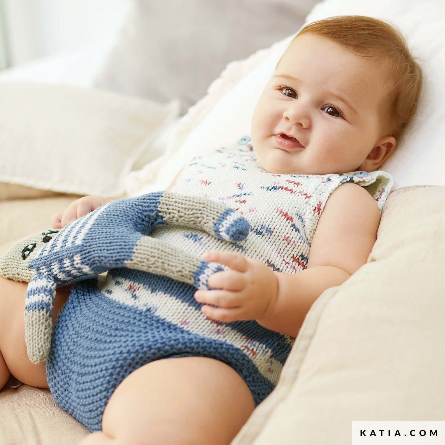 Sonajero - fir pestriț de bumbac cu acrilic