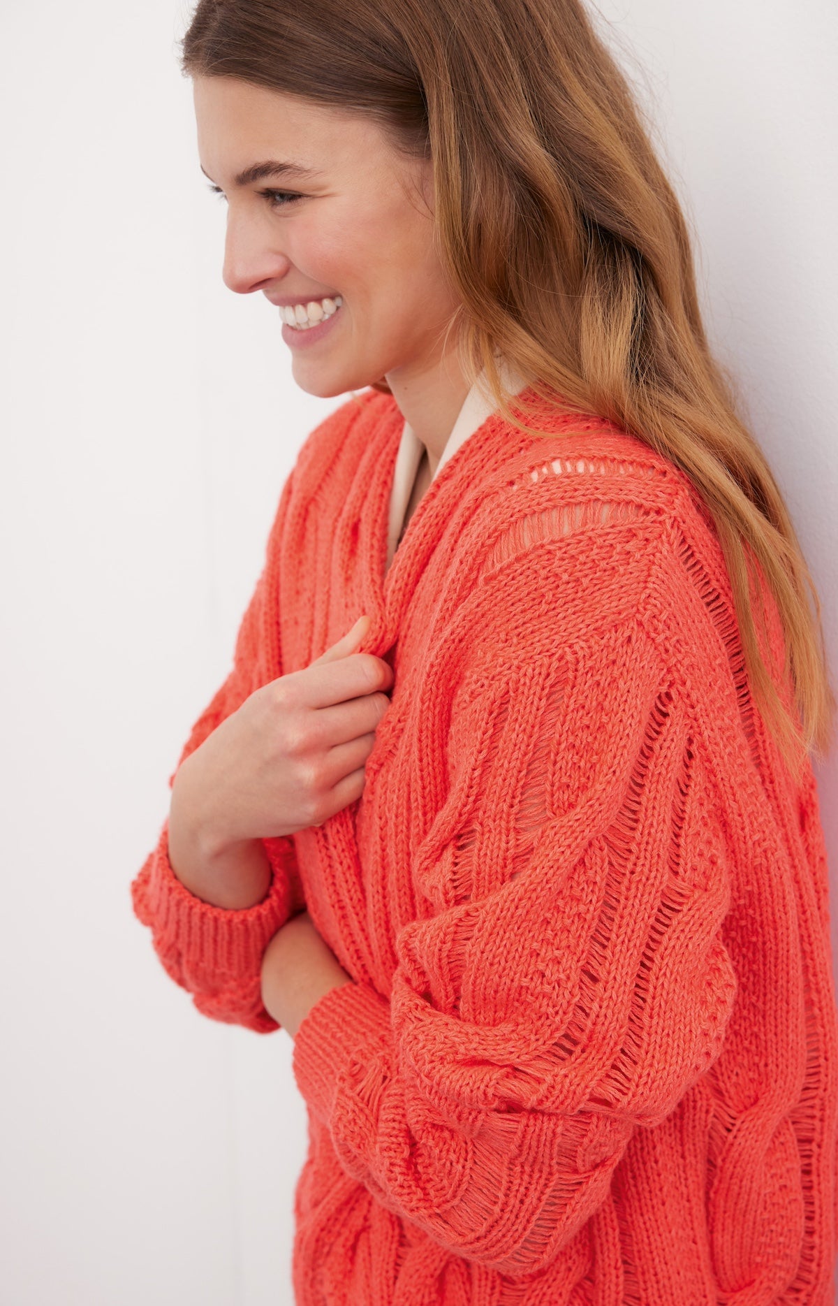 Cardigan cu torsade Sottile