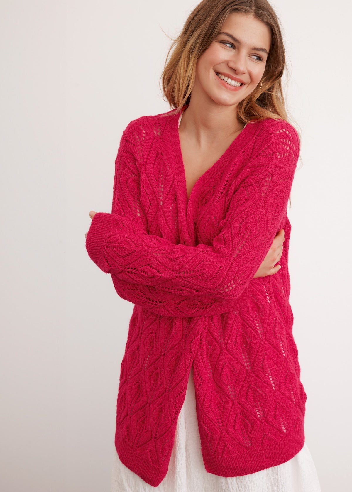 Cardigan cu model ajurat Sottile