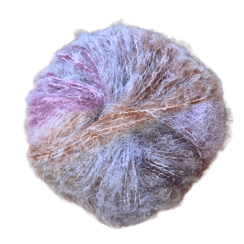 Starlight - fir variegat de merinos, bumbac, alpaca și mohair