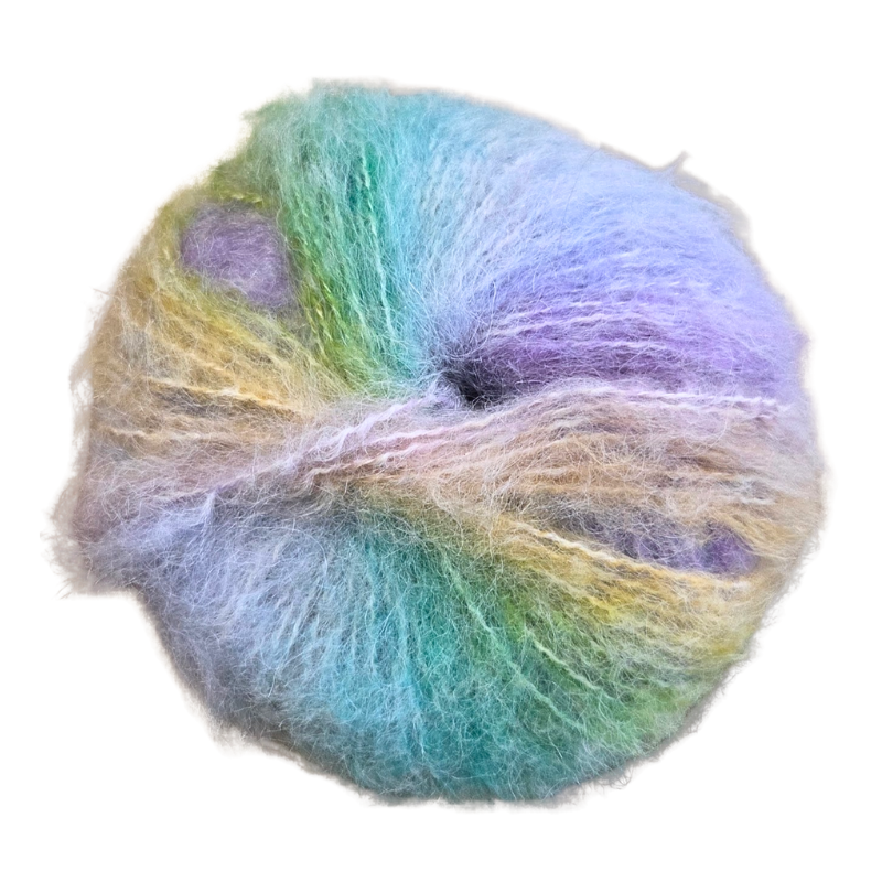 Starlight - fir variegat de merinos, bumbac, alpaca și mohair