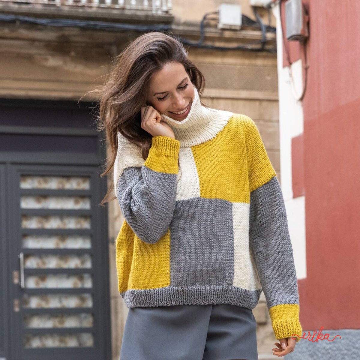 Super Merino - fir gros de merinos cu acrilic