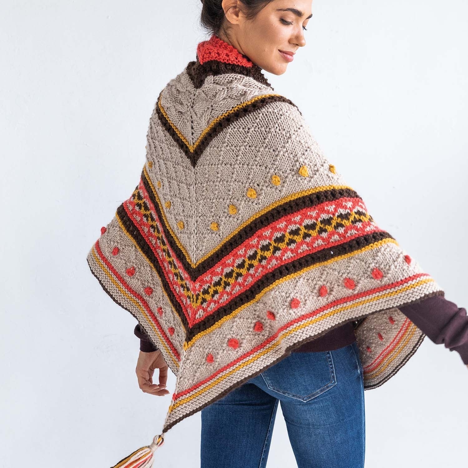 Kit de tricotat șal Equinozio