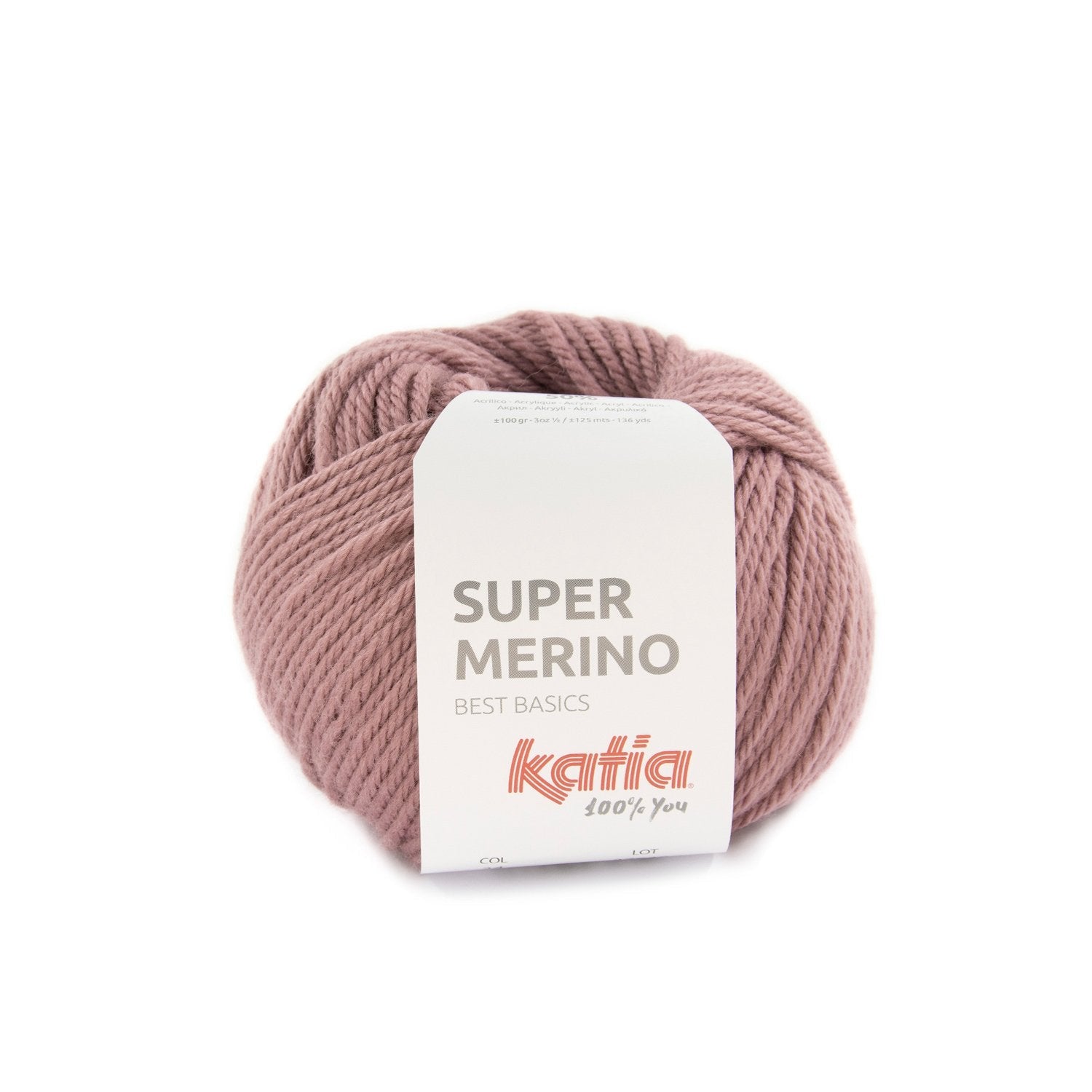 Super Merino - fir gros de merinos cu acrilic