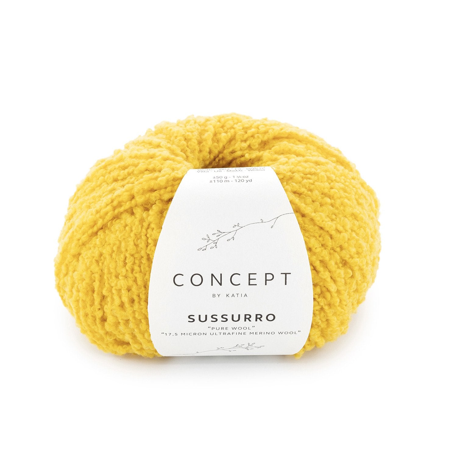 Sussurro - fir buclat de merinos ultrafin