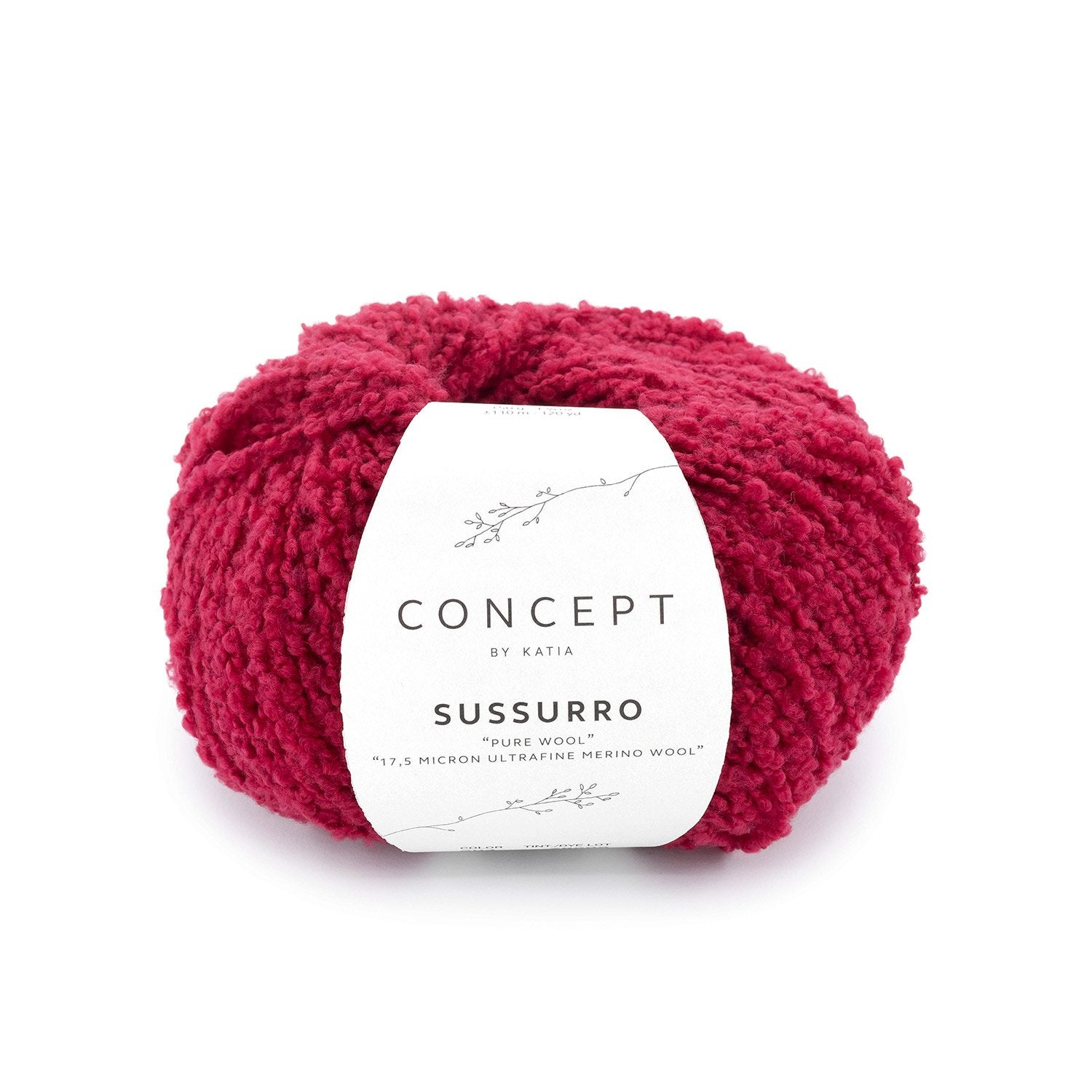 Sussurro - fir buclat de merinos ultrafin