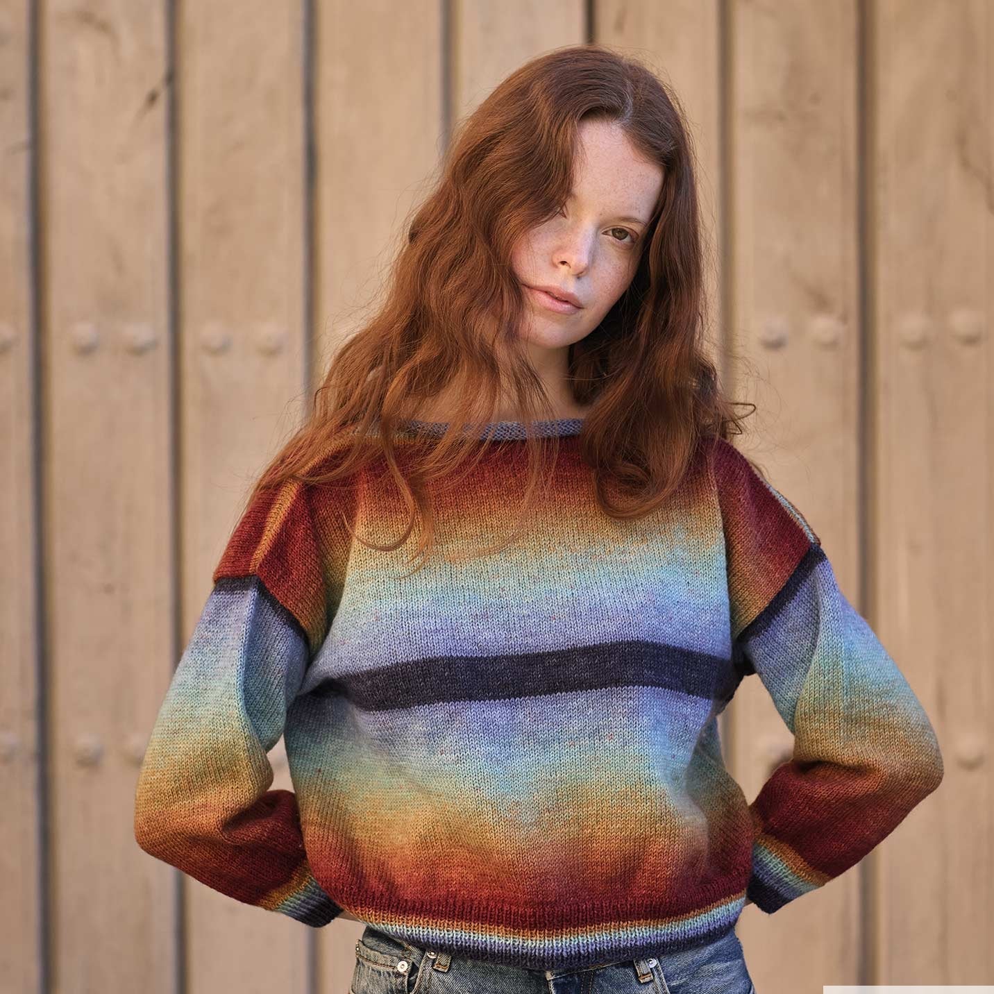 Symmetric Degrade Socks and More - fir de merinos pentru ciorapi și accesorii