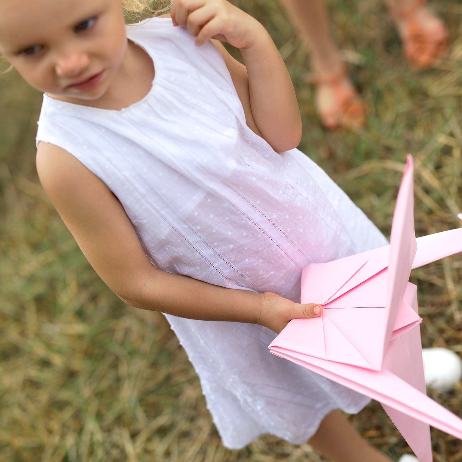 Rochiță Plumeti Vintage alb