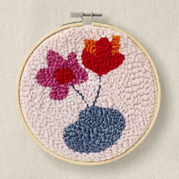 DMC The Gentle Flowers - kit de broderie străpunsă