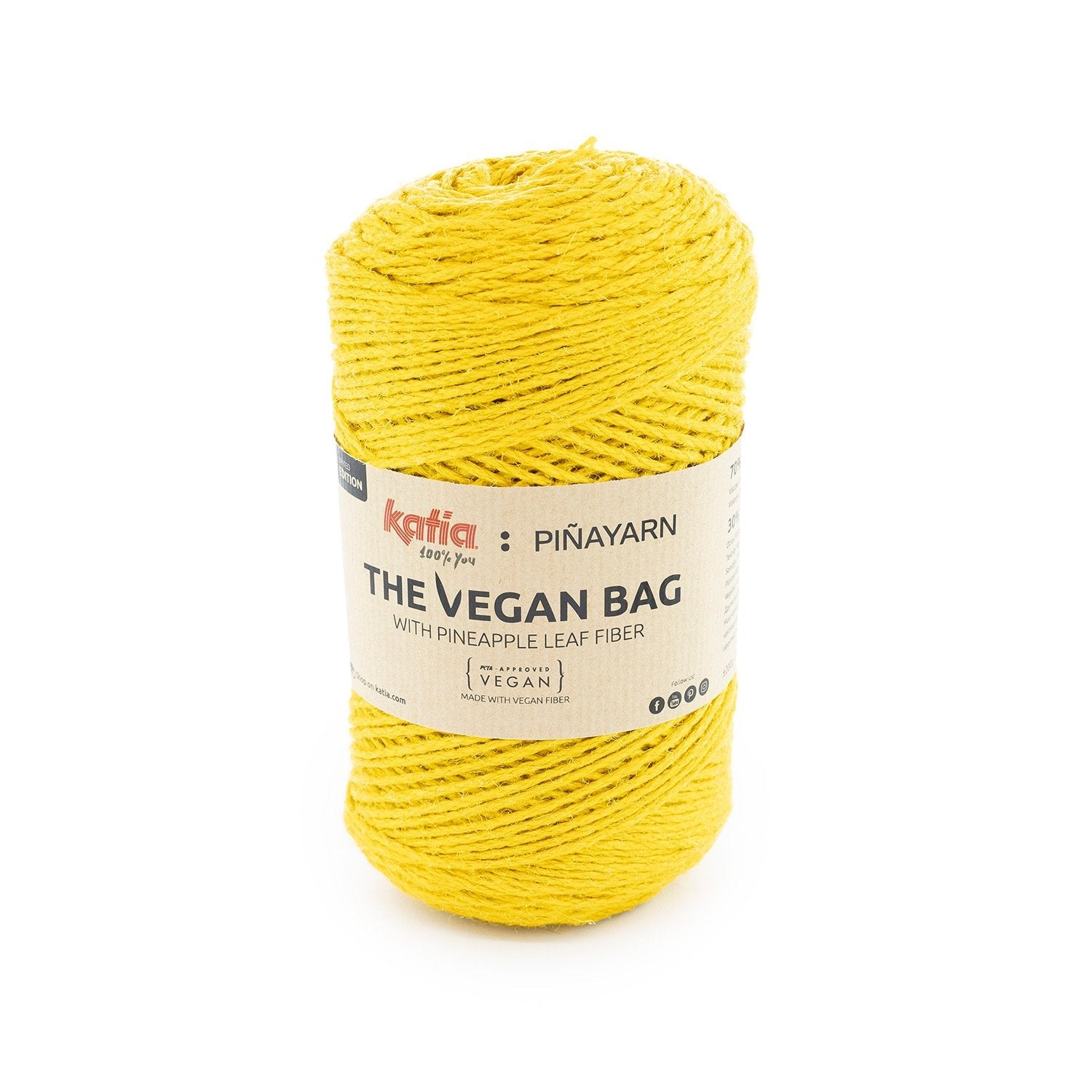 The Vegan Bag - fir răsucit din fibre de ananas și Lyocell