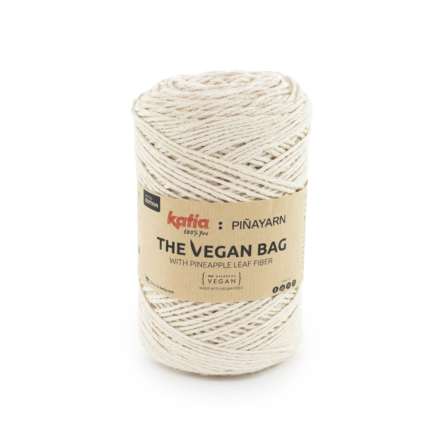 The Vegan Bag - fir răsucit din fibre de ananas și Lyocell