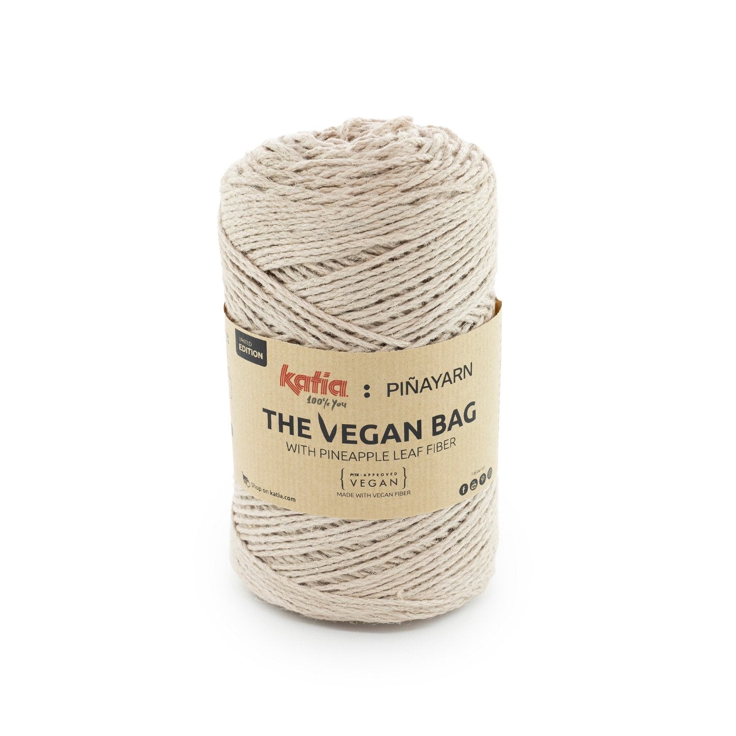 The Vegan Bag - fir răsucit din fibre de ananas și Lyocell