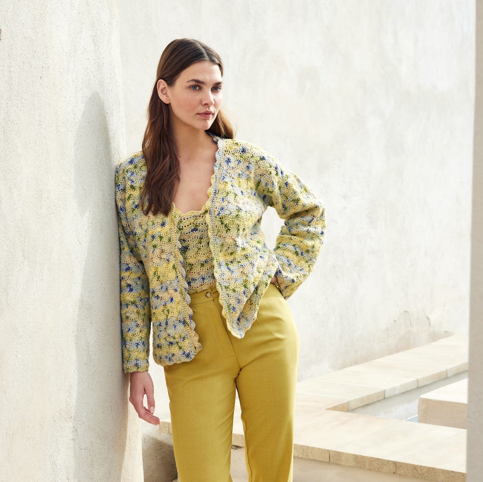 Torto - fir texturat variegat de bumbac