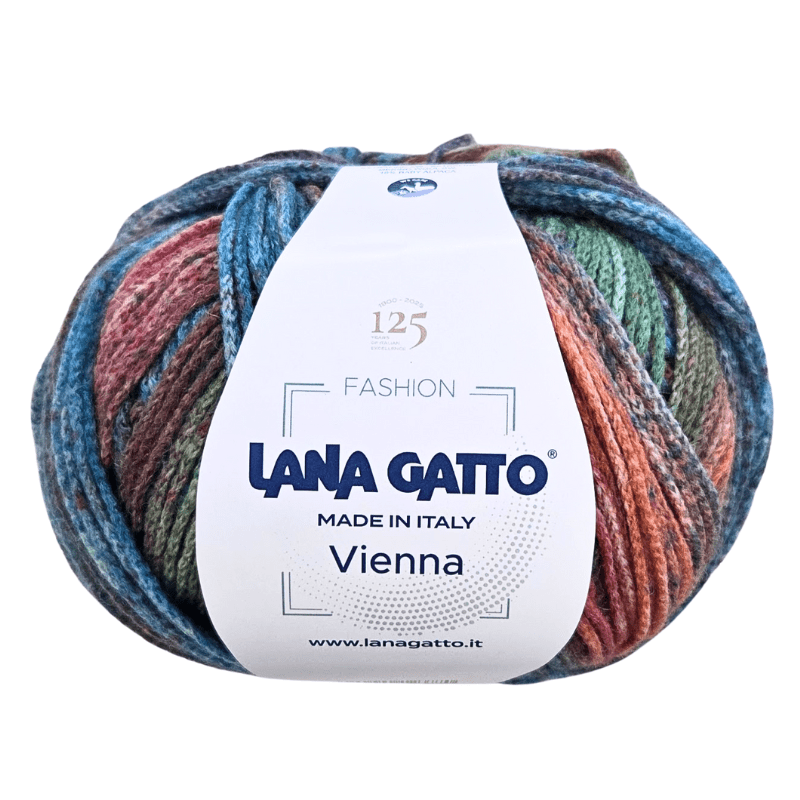 Vienna - fir variegat de merinos extrafin cu alpaca