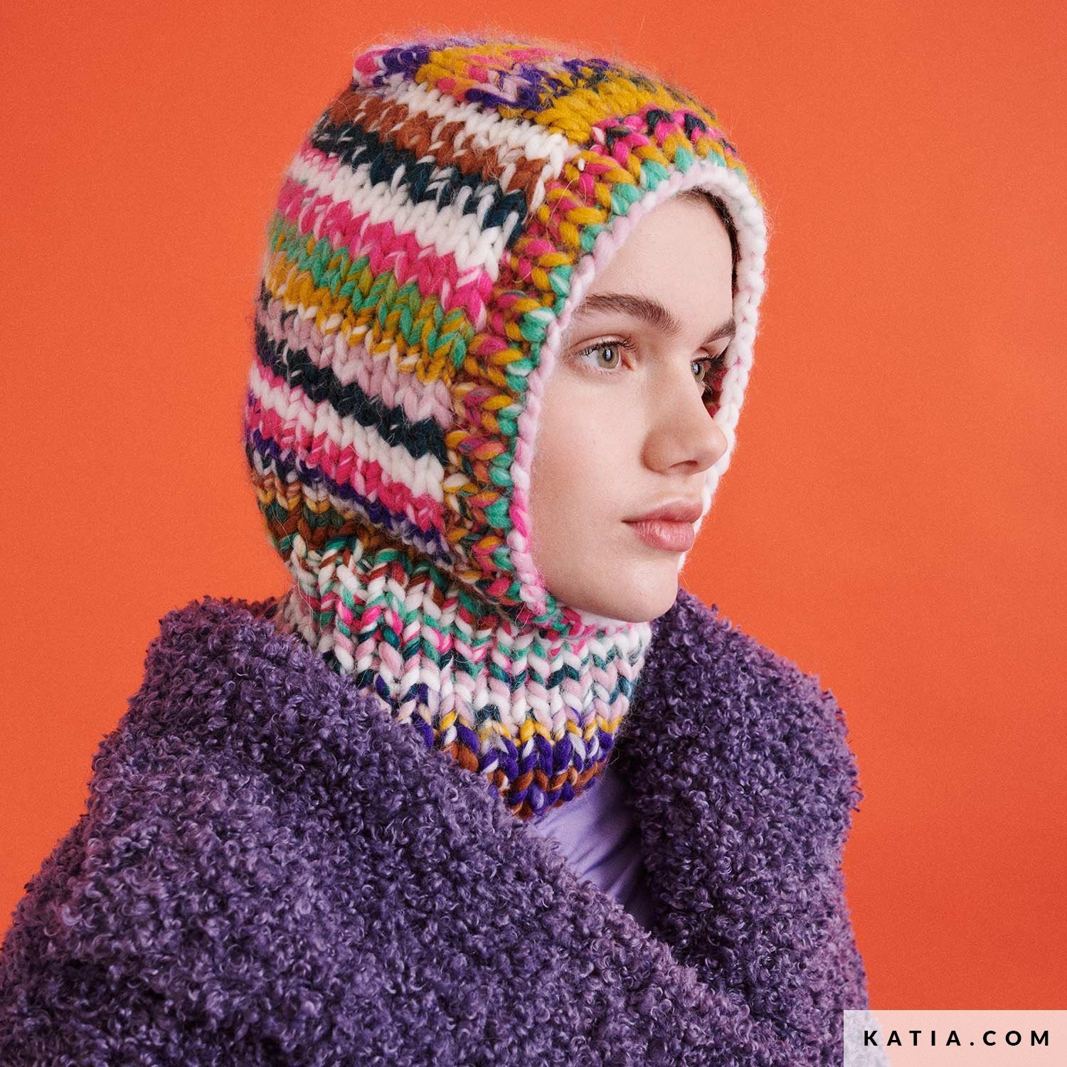 WOW Chunky Boom - fir supergros pestriț de acrilic cu lână și alpaca