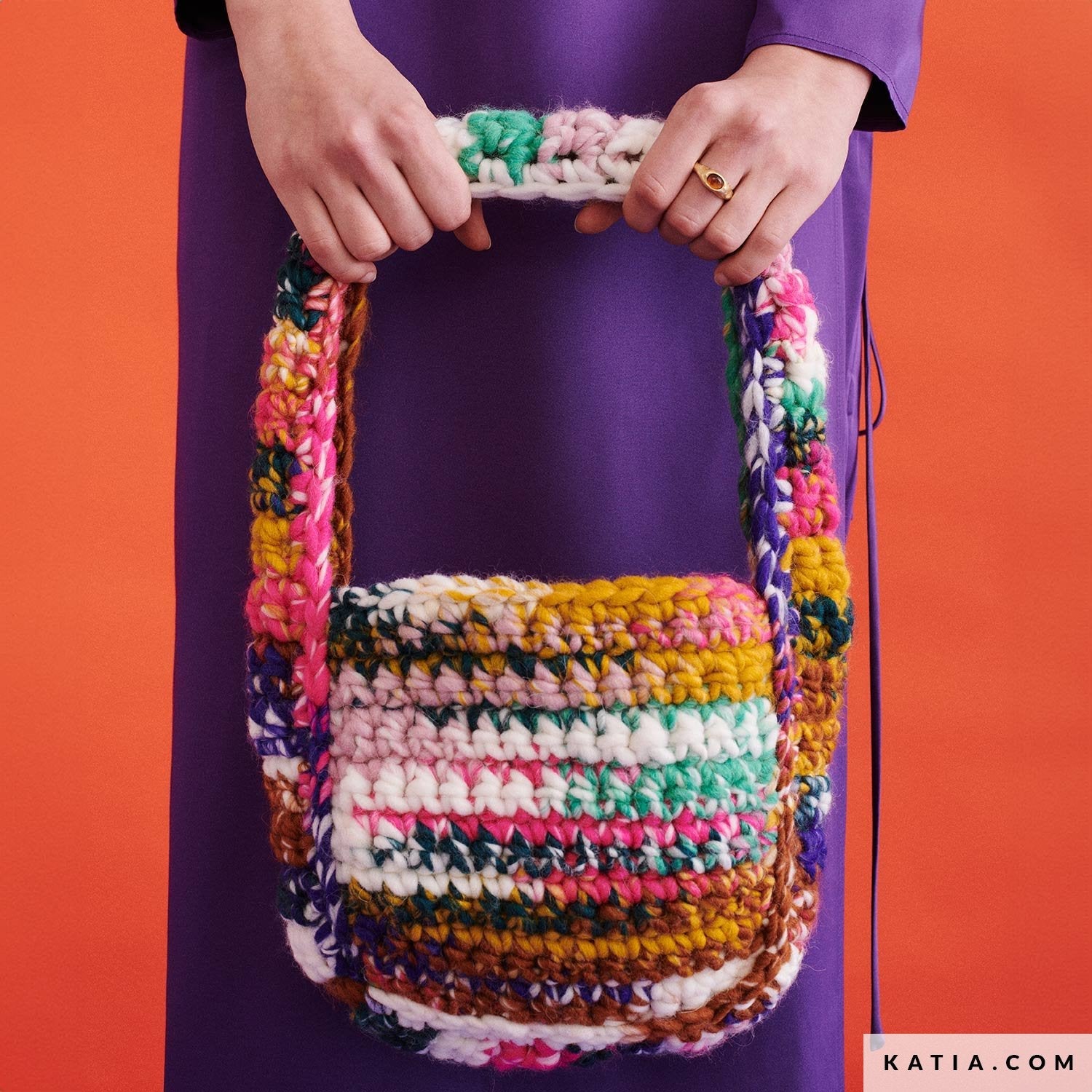 WOW Chunky Boom - fir supergros pestriț de acrilic cu lână și alpaca