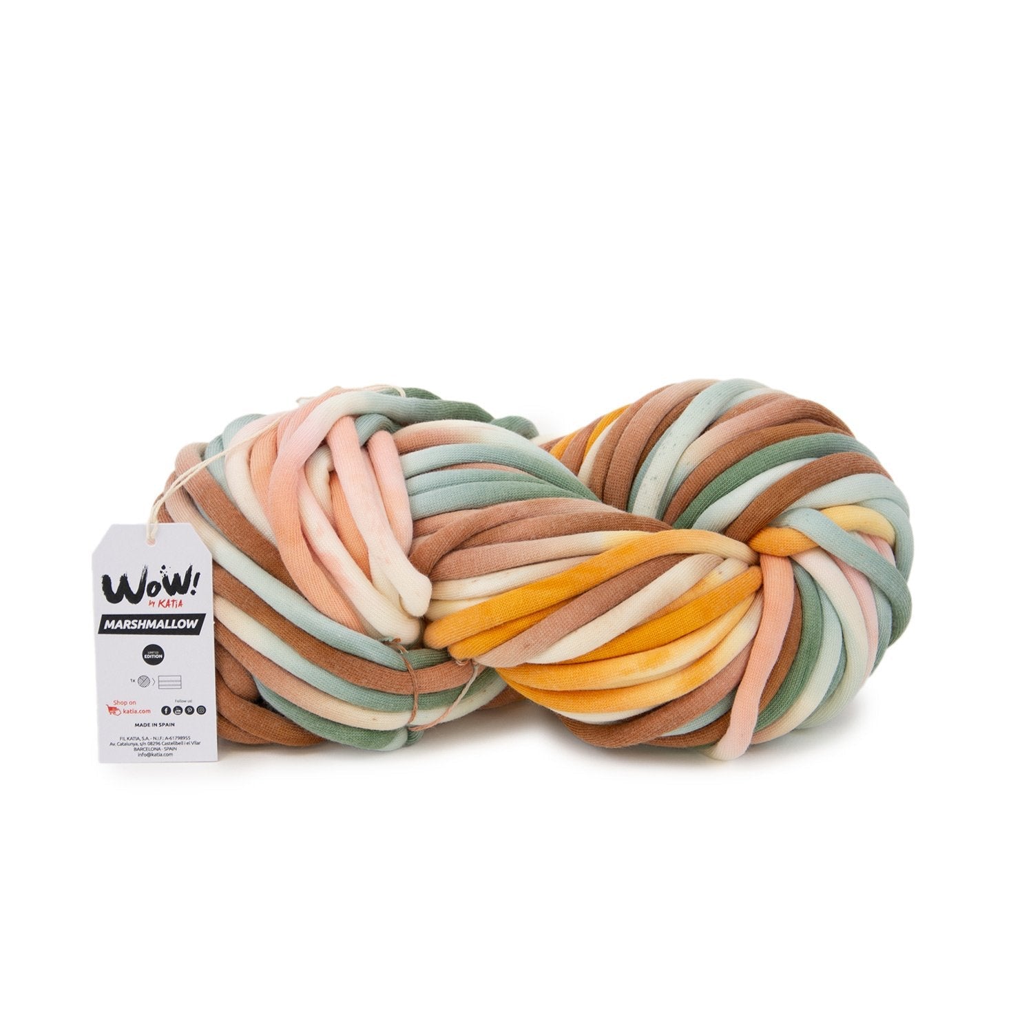 WOW Marshmallow - fir tubular de bumbac pentru croșetat
